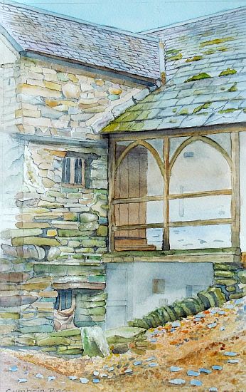 Cumbria Barn, painted 2021