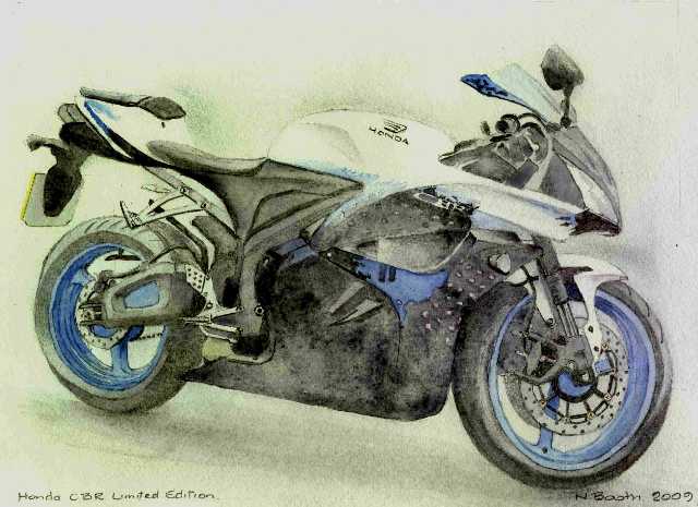 Honda CBR Special Edition, painted 2009