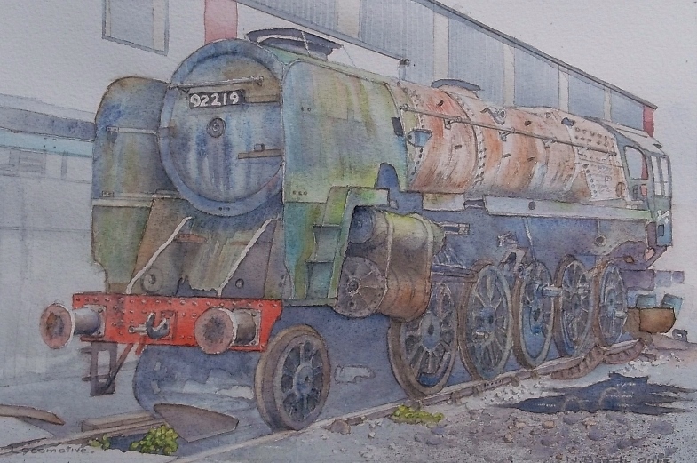 Locomotive, painted 2015