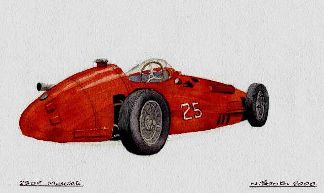 Maserati 250F, painted 2000