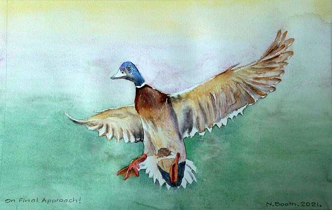 On Final Approach, painted 2021