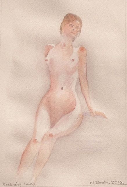 Female Nude, painted 2016
