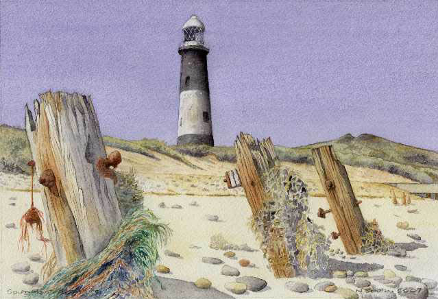 Spurn Point, Yorkshire, painted 2007